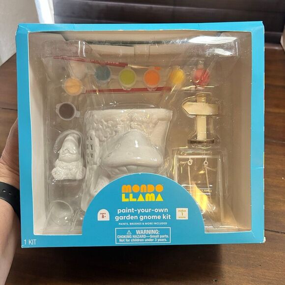 Mondo Llama Paint Your Own Garden Gnome Kit - Picture 1 of 4